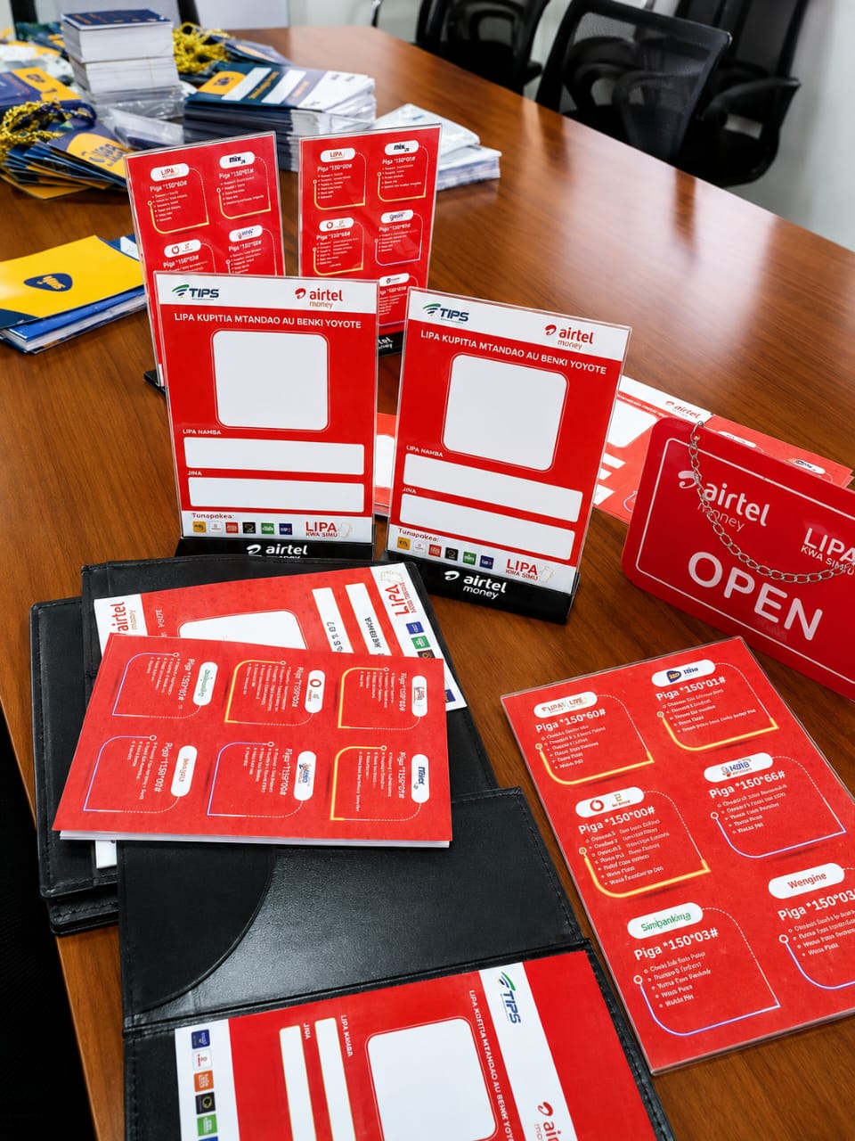 Airtel merchant materials